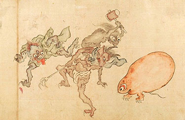Yokai: Night Parade of 100 Demons, illustrator unknown, Edo period.