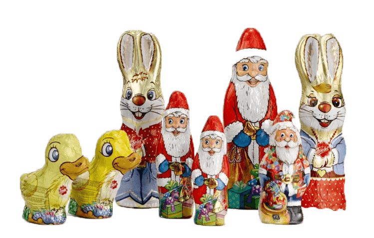 Constantia Flexibles (2017). “Chocolate figurines with newly designed wrapper for chocolate Santa Clauses which allows unpack the figure in seconds.” www.confectionerynews.com.