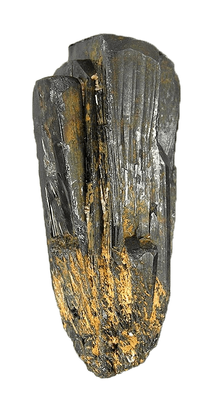 Lavinsky R. (2010). 
    A piece of columbite–tantalite, size 6.0×2.5×2.1 cm, used in production of smart phones.