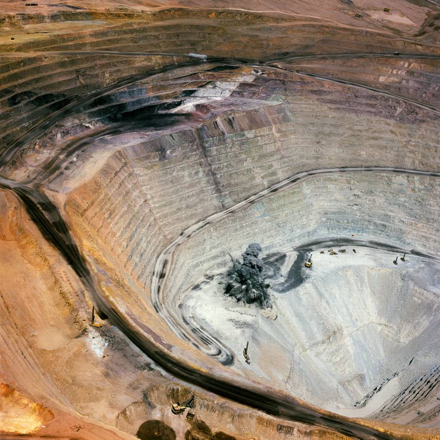 David Maisel. Chuquicamata– the largest open pit copper mine in the world, near to the city of Calama, Chile.