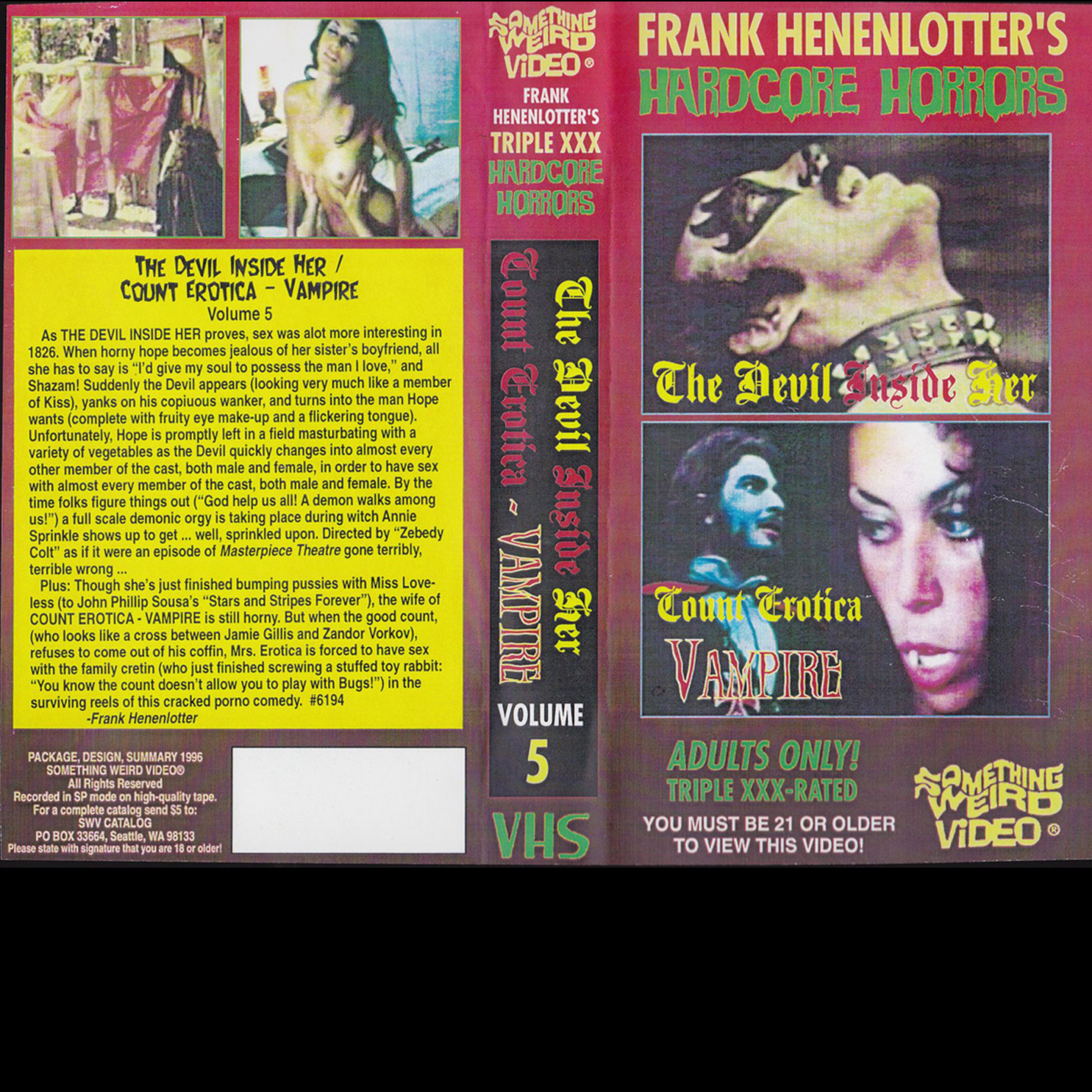 Vampiric Horror VHS