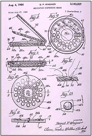 David P. Wagner’s Patent, number 3143207  