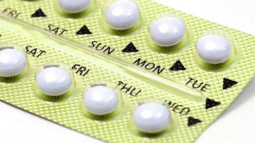 The contraceptive pill 21-day strip