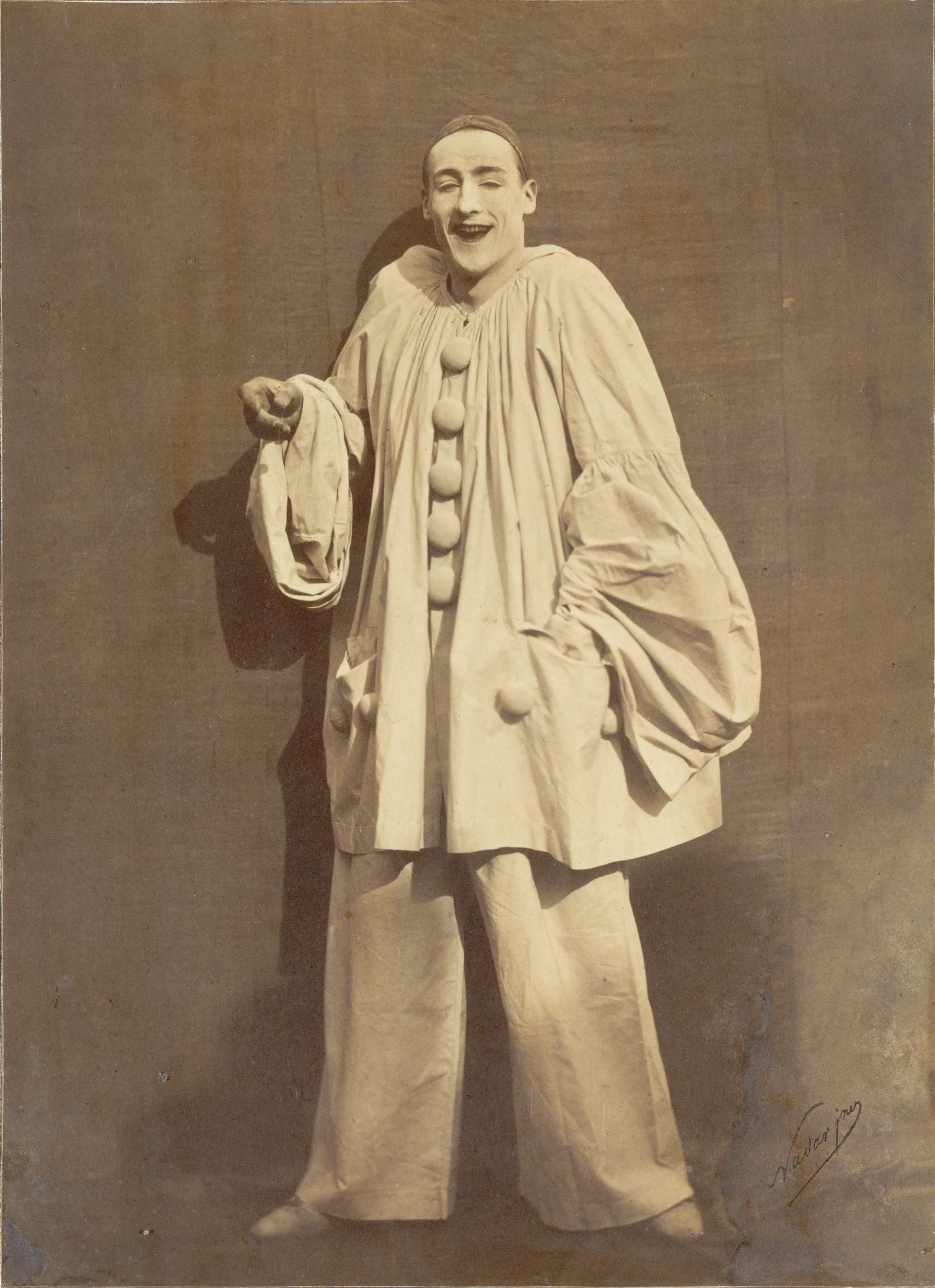 Jean-Charles Deburau as pierrot