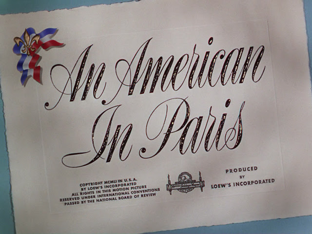 An American in Paris titlecard