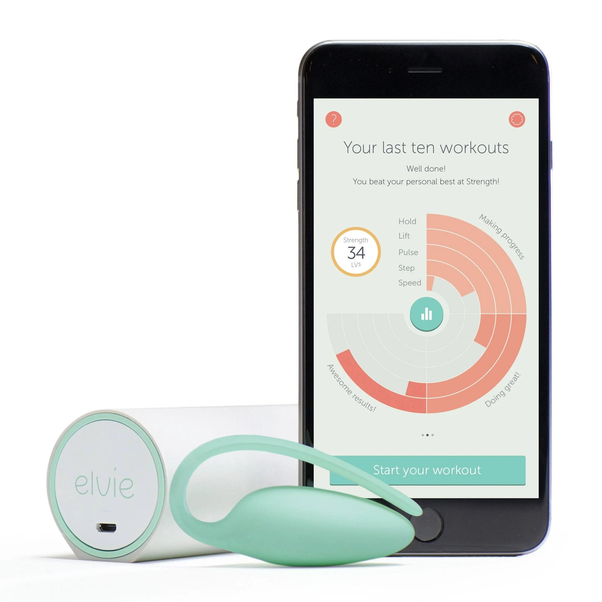 Elvie trainer and app