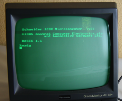 old monitor's green