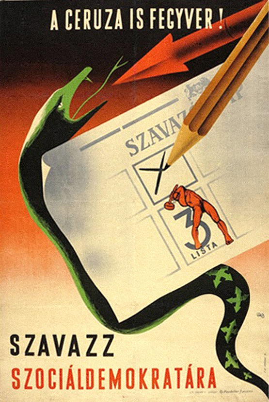 A ceruza is fegyver! László Bánki, 1947
