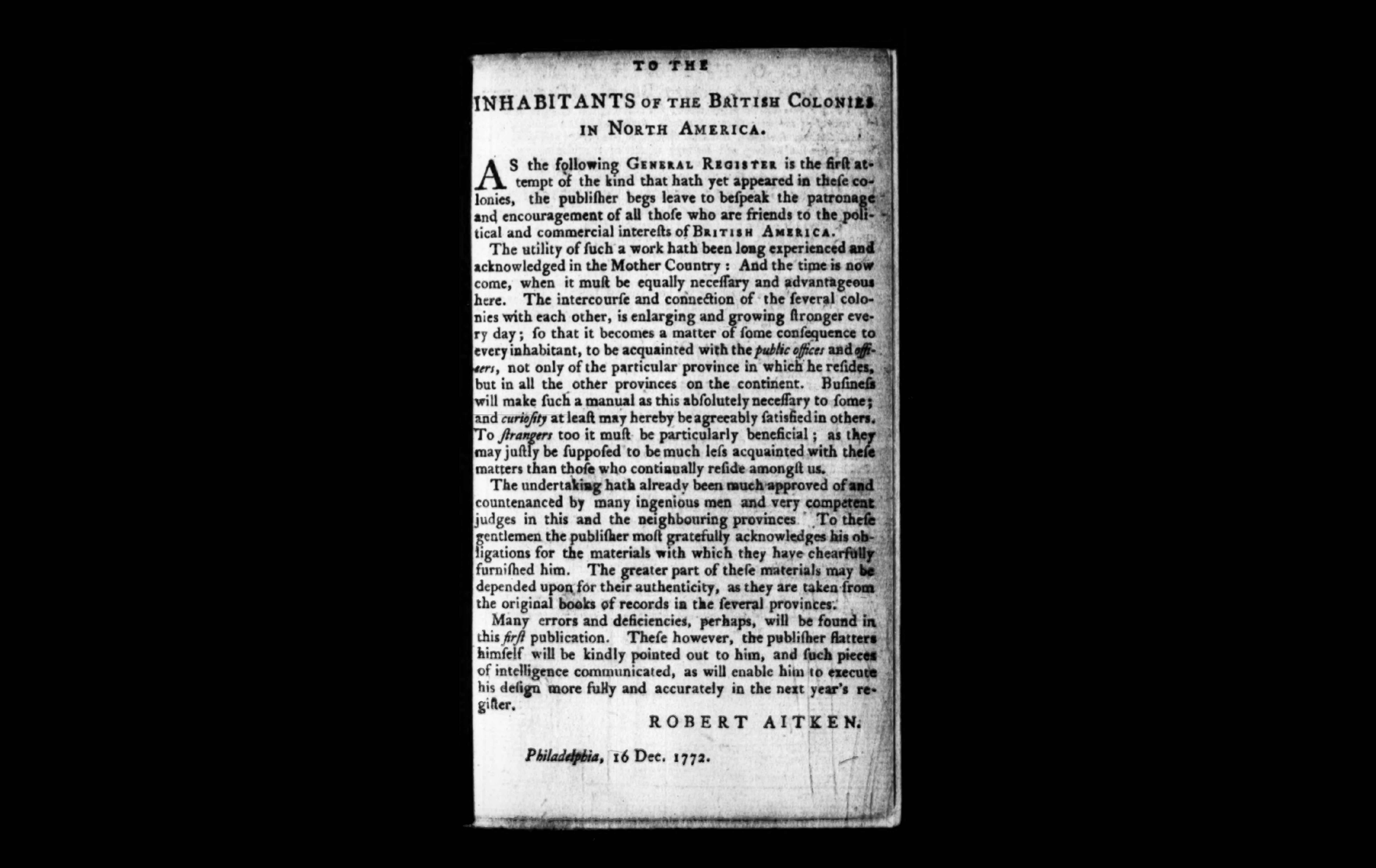 aitkens-calendar-preface